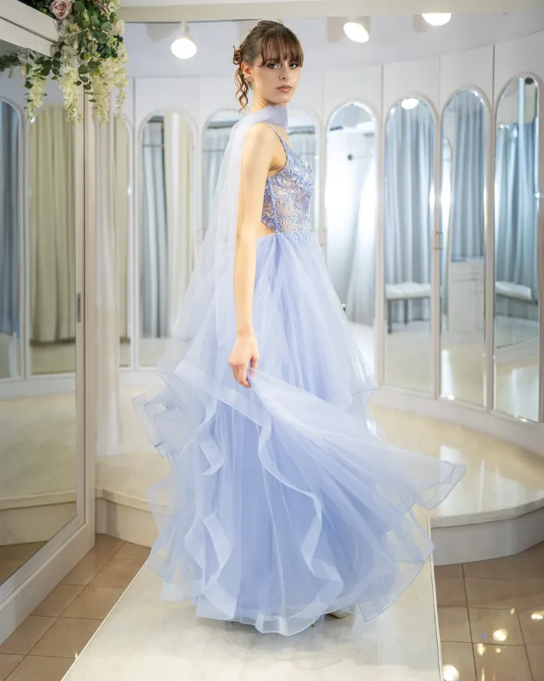 Abito cerimonia lilla tulle – Atelier Melody